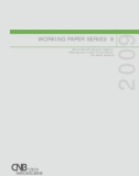 Heterogeneity in Bank Pricing Policies: The Czech Evidence