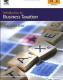 Introduction to Business Taxation ‘Finance Act 2004'