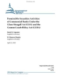 Permissible Securities Activities of Commercial Banks Under the Glass-Steagall Act (GSA) and the Gramm-Leach-Bliley Act (GLBA)