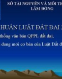 Bài giảng Tập huấn Luật Đất đai 2013