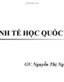 Bài giảng Kinh tế học quốc tế: Chương 1 - Nguyễn Thị Ngọc Loan