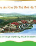 Dự án Khu Đô Thị Mới Hà Tiên