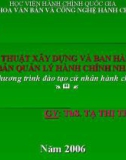 Bài giảng Kỹ thuật xây dựng và ban hành văn bản quản lý hành chính Nhà nước: Chương 3 - ThS. Tạ Thị Thanh Tâm