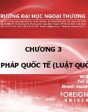 CHƯƠNG 3 CÔNG PHÁP QUỐC TẾ (LUẬT QUỐC TẾ)