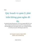 Quy hoạch và quản lý phát triển không gian ngầm đô thị P3.