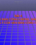 Bài giảng Văn bản công chứng