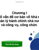 Một số vấn đề cơ bản về Nhà nước, Quản lý hành chính nhà nước