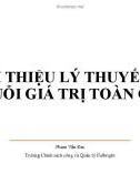 Bài giảng Phát triển vùng và địa phương: Giới thiệu lý thuyết về chuỗi giá trị toàn cầu