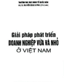 Doanh nghiệp vừa và nhỏ ở Việt Nam - Giải pháp phát triển: Phần 1