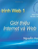 Bài giảng Lập trình web 1: Chương 2 - Nguyễn Huy Khánh