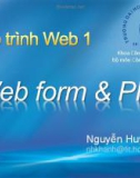 Bài giảng Lập trình web 1: Chương 10 - Nguyễn Huy Khánh