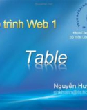 Bài giảng Lập trình web 1: Chương 4 - Nguyễn Huy Khánh