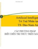 Bài giảng Trí tuệ nhân tạo: Các phương pháp biểu diễn tri thức trên máy tính - TS. Đào Anh Nam