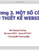 Bài giảng Thiết kế và triển khai website: Chương 3 - GV. Bùi Quang Trường