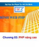 Bài giảng Lập trình web PHP - Chương 03: PHP nâng cao - Trường ĐH SP Tp. HCM