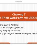 Bài giảng Lập trình Web ASP.Net: Chương 7 - Dương Thành Phết