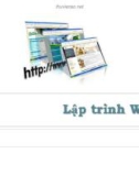 Bài giảng Lập trình Web - ThS. Nguyễn Hà Giang