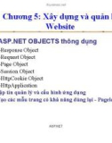 Bài giảng lập trình Web - Ts.Vũ Đức Lung - Chương 5