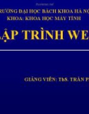 Bài giảng Lập trình Web - ThS. Trần Phi Hảo