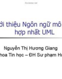 Giới thiệu Ngôn ngữ mô hình hợp nhất UML