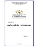 Bài giảng Ngôn ngữ lập trình Pascal - ĐH Phạm Văn Đồng