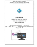 Giáo trình mô đun Lập trình ứng dụng WPF (Nghề Công nghệ thông tin - Trình độ cao đẳng) – CĐ Kỹ thuật Công nghệ BR–VT