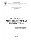 Tài liệu học tập Thực tập lập trình cơ bản: Phần 1 - ĐH Kinh Tế Kỹ Thuật Công Nghiệp