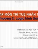 Bài giảng Nhập môn trí tuệ nhân tạo: Chương 2 - TS. Ngô Hữu Phúc