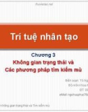 Bài giảng Nhập môn trí tuệ nhân tạo: Chương 3 - TS. Ngô Hữu Phúc