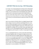 ASP.NET Web Service hay .NET Remoting