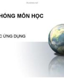 HỆ THỐNG MÔN HỌC TIN HỌC ỨNG DỤNG