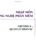 Bài giảng Nhập môn công nghệ phần mềm: Chương 4 - GV. Trương Minh Thái