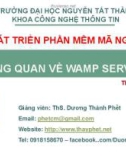 Bài giảng Phát triển phần mềm mã nguồn mở: Chương 2 - ThS. Dương Thành Phết