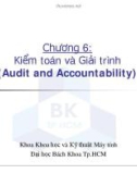 Chương 6: Kiểm toán và Giải trình (Audit and Accountability)