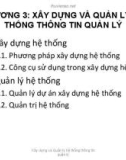 Bài giảng môn Hệ thống thông tin quản lý: Chương 3