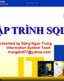 BÀI GIẢNG LẬP TRÌNH SQL