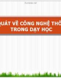 Bài giảng Ứng dụng công nghệ thông tin trong dạy học GDCD: Chương 2 - Thiều Thanh Quang Phú