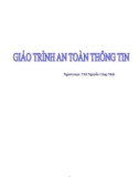 Giáo trình An toàn thông tin - ThS. Nguyễn Công Nhật