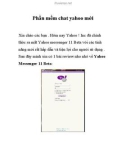 Phần mềm chat yahoo mới