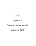 Ebook ACCA Paper F9: Financial management - Essential text: Part 1