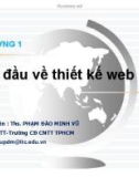 Bài giảng Thiết kế Web - ThS. Phạm Đào Minh Vũ