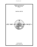 Giáo trình Cấu trúc dữ liệu và giải thuật 1 - Trương Chí Tín