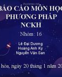 Bài thuyết trình môn Phương pháp nghiên cứu khoa học: Lập trình mạng LAN