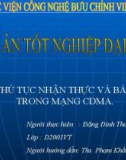 CÁC THỦ TỤC NHẬN THỰC VÀ CÁC BẢO MẬT TRONG MẠNG CDMA