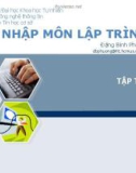 Giáo trình nhập môn lập trình - Phần 22