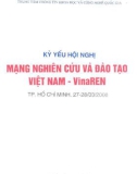 Kỷ yếu hội nghị mạng nghiên cứu, đào tạo Việt Nam- Vinaren quá trình hình thành và phát triển