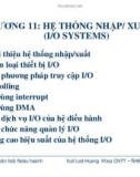 Lý thuyết hệ điều hành - Chương 11