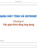 Bài giảng Mạng máy tính và internet: Chương 3b - ĐH Giao thông Vận tải