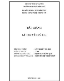 Bài giảng Lý thuyết đồ thị - ĐH Hàng Hải VN