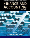 Ebook Advances in quantitative analysis of finance and accounting (New series): Volume 1 - Part 1